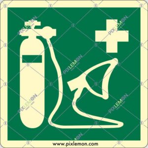 cartello (rianimatore - oxygen resuscitator)