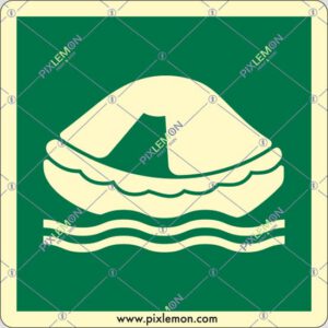 cartello (zattera di salvataggio - liferaft)