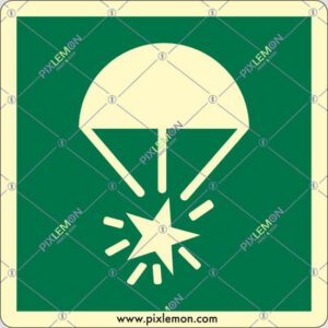cartello (razzo luminoso con paracadute - rocket parachute flare)