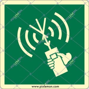 cartello (radiotelefono a due vie VHF - two-way VHF radiotelephone apparatus)