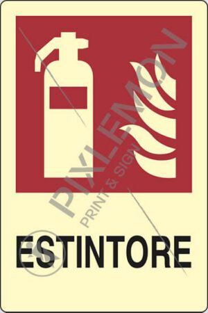 cartello ESTINTORE