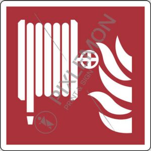 cartello (lancia antincendio-naspo - fire hose reel)