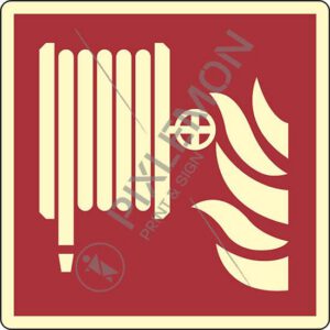 cartello (lancia antincendio-naspo - fire hose reel)