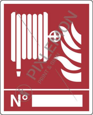 cartello (lancia antincendio) N°