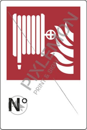 cartello (lancia antincendio) N°