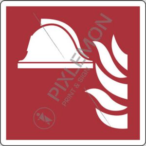 cartello (attrezzature antincendio - collection of firefighting equipment)
