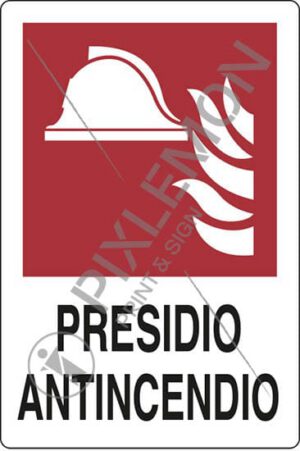 cartello PRESIDIO ANTINCENDIO