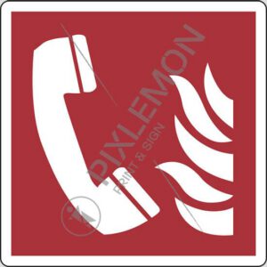 cartello (telefono di emergenza antincendio - fire emergency telephone)