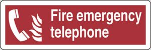 Fire emergency telephone