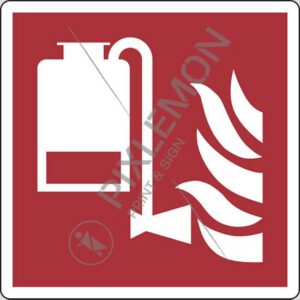 cartello (estintore portatile a schiuma - portable foam applicator unit)