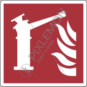 cartello (idrante/monitore antincendio - fire monitor)