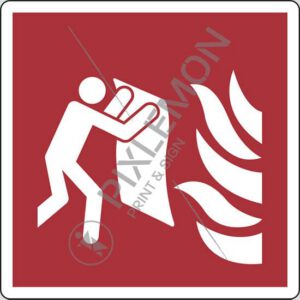 cartello (coperta antifiamma - fire blanket)