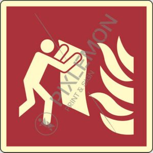 cartello (coperta antifiamma - fire blanket)