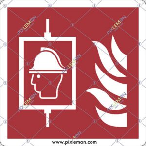 sign (Firefighters’ lift)