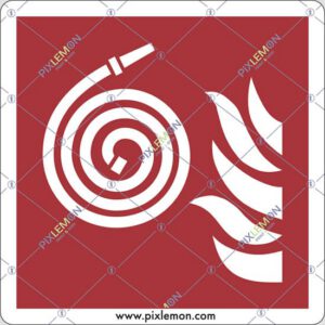 sign (Unconnected fire hose)