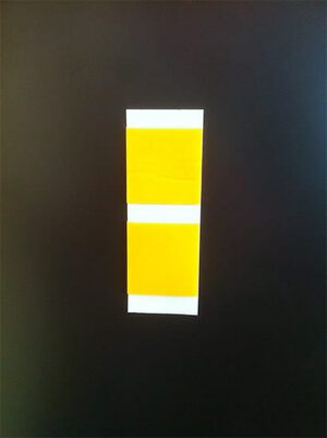 biadesivo per una facile applicazione 5x5 cm spessore 1,5 mm (2 pezzi)