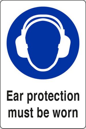 Ear protection must be worn