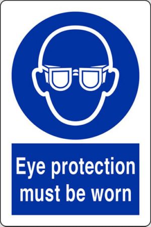 Eye protection must be worn