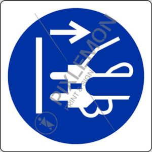 cartello (è obbligatorio staccare la corrente - disconnect mains plug from electrical outlet)