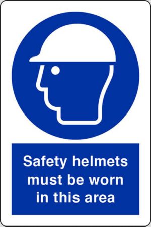 Safety helmets must be worn in this area