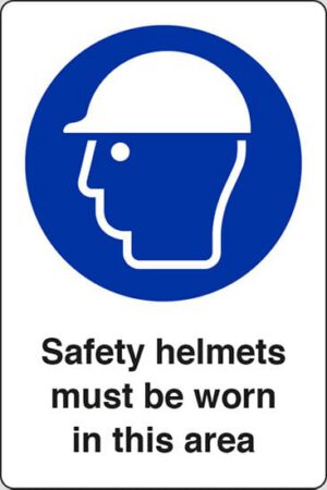 Safety helmets must be worn in this area