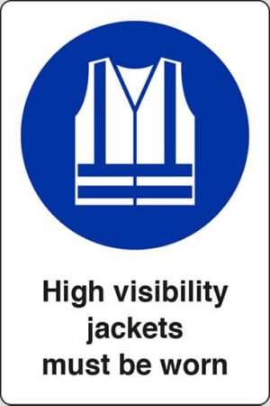 High visibility jackets must be worn