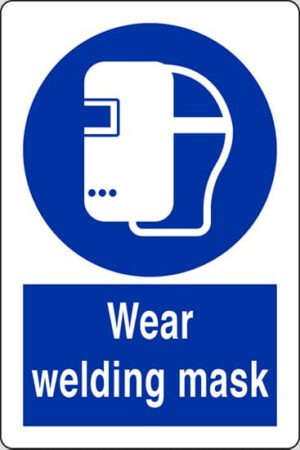 Wear welding mask
