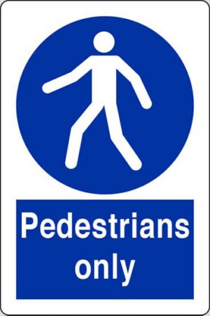 Pedestrians only