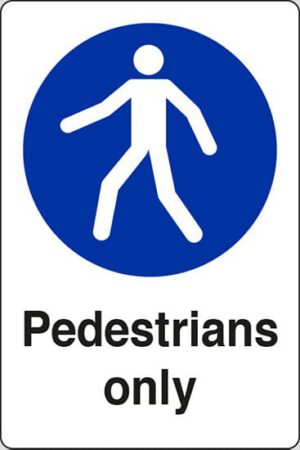 Pedestrians only