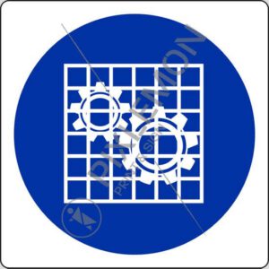 cartello (controllare la protezione - check guard)