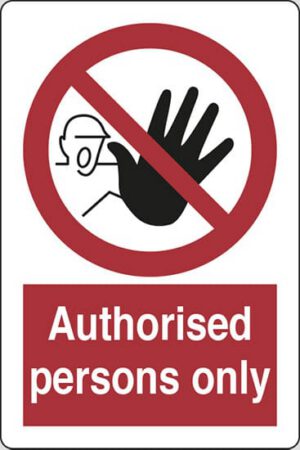 Authorised persons only