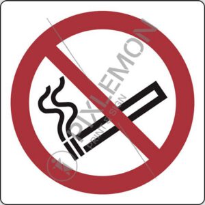 cartello (vietato fumare - no smoking)
