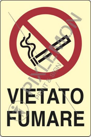 cartello VIETATO FUMARE
