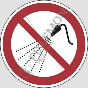 cartello (do not spray with water)