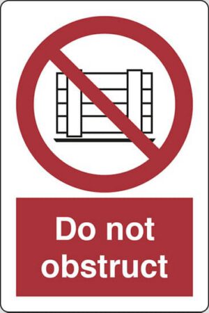 Ne ovirajte - Do not obstruct