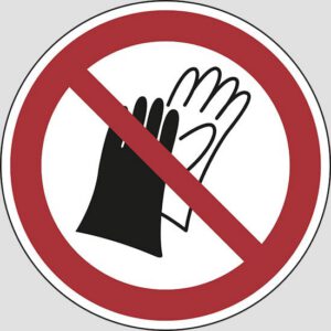 cartello (do not wear gloves)