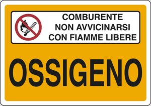cartello OSSIGENO