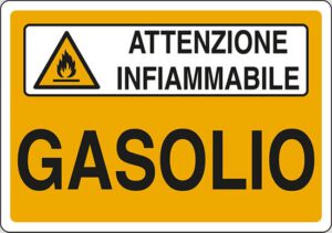 cartello GASOLIO