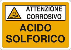 cartello ACIDO SOLFORICO