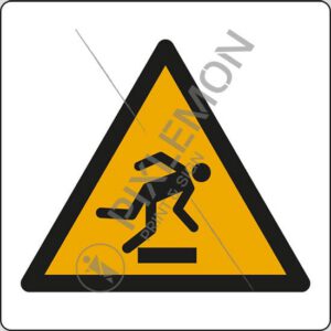 cartello (pericolo ostacolo in basso - warning: floor-level obstacle)