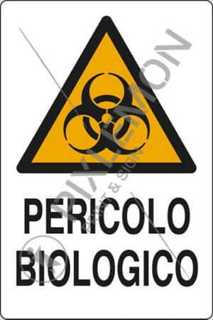 cartello PERICOLO BIOLOGICO
