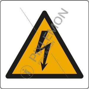 cartello (pericolo elettricità - warning: electricity)