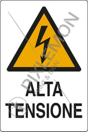 cartello ALTA TENSIONE