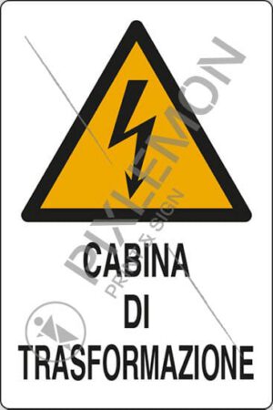cartello CABINA DI TRASFORMAZIONE