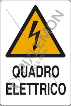 cartello QUADRO ELETTRICO