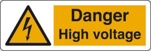 Danger High voltage