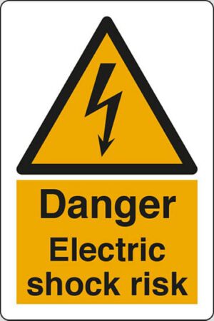 Danger Electric shock risk