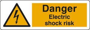 Danger Electric shock risk