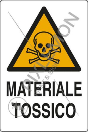 cartello MATERIALE TOSSICO