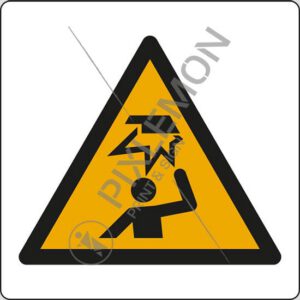 cartello (pericolo ostacoli in alto - warning: overhead obstacle)